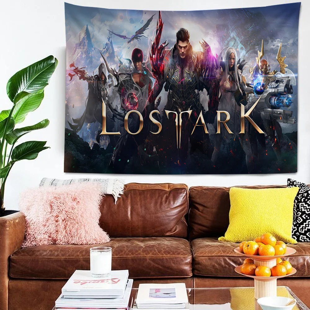 

Game Lost Ark Colorful Tapestry Wall Hanging Hanging Tarot Hippie Wall Rugs Dorm Wall Art Decor