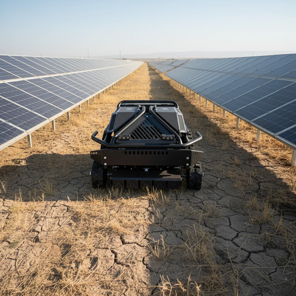 Customize Remote Control Compact Lawn Mower Small Size For Home Garden Maintenance