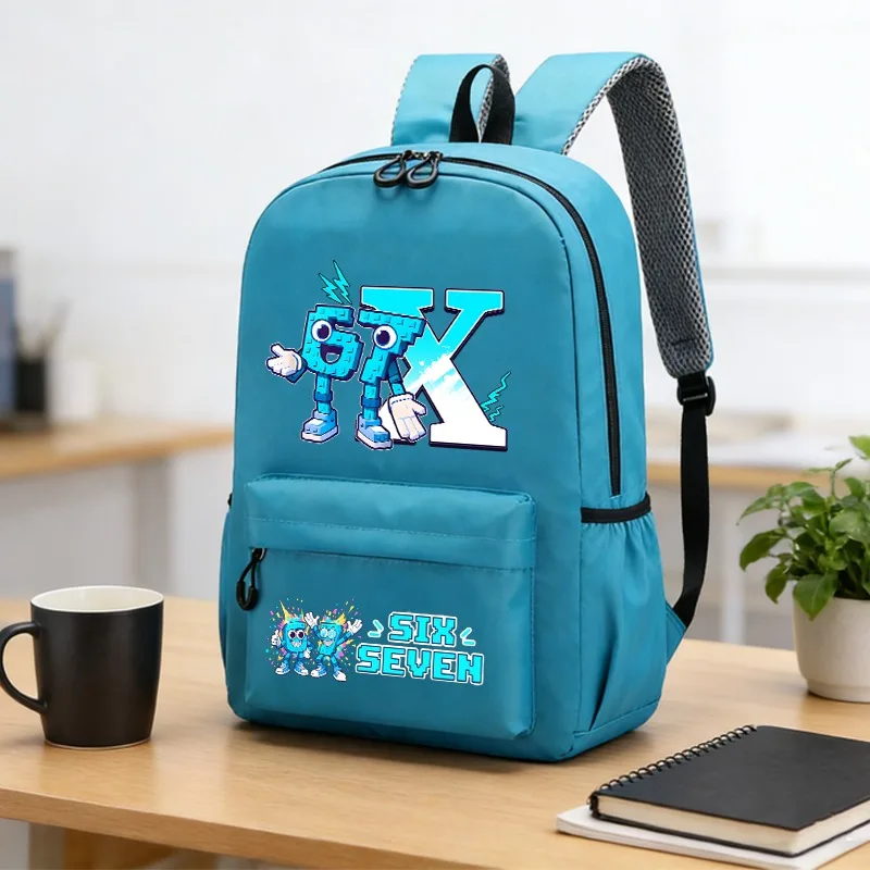 

Steal A Brainrot Backpacks Boys Girls Large Capacity Schoolbag 67 Six Seven Cartoon Pattern Printed Backpack Back To School Gift