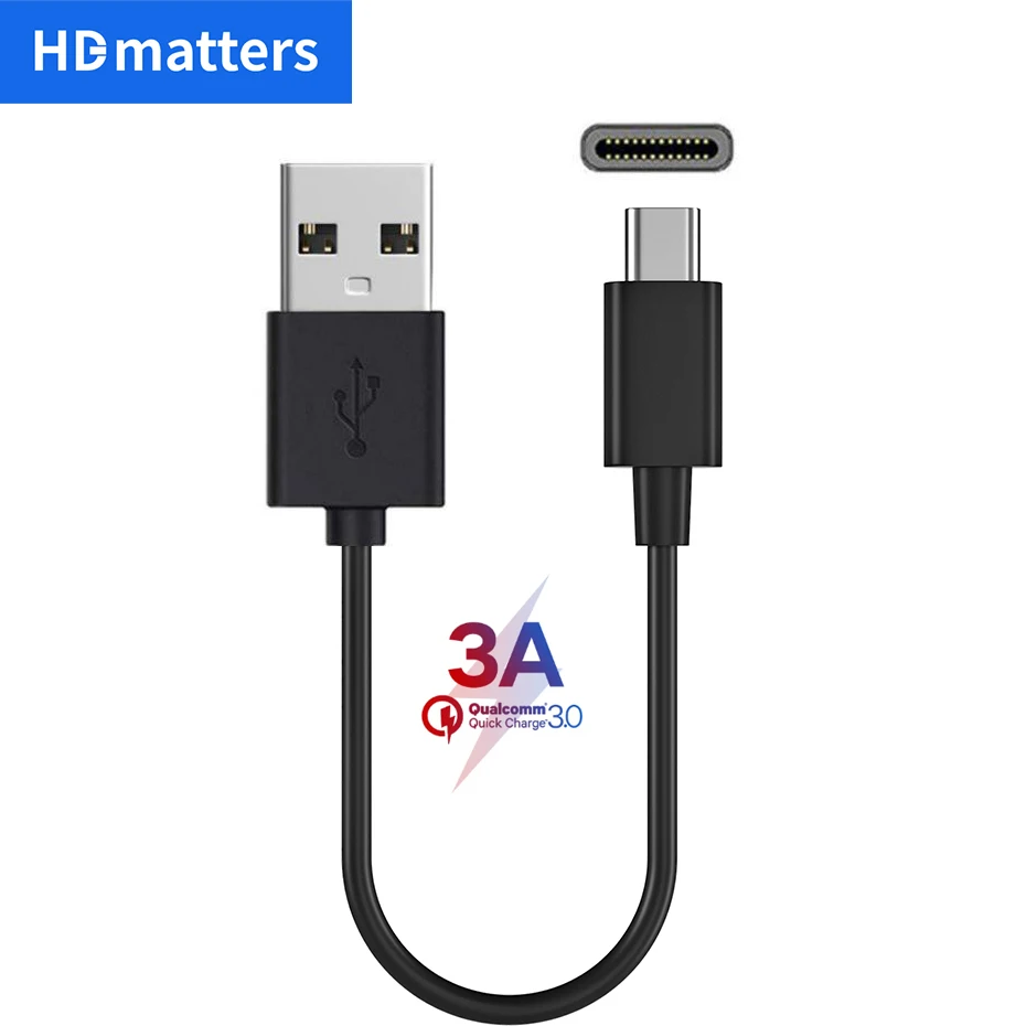 소니 무선 헤드폰용 짧은 C타입 충전기 케이블, USB A 수-USB-C C타입 고속 충전기, 샤오미 삼성용 전원 케이블