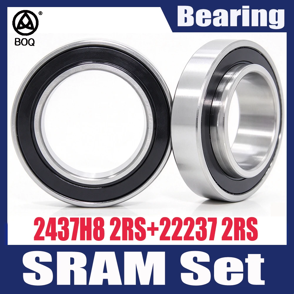 2PCS Bearings Wheel Set For SRAM Pressfit GXP Bicycle Bottom Bracket Repair Parts MR22237 MR2437H8 24*37*8mm 22.2*37*8*11.5mm