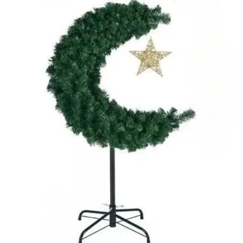 Christmas Moon Tree Decoration Christmas Sun Moon Bright Tree Scene Decoration Atmosphere Decoration