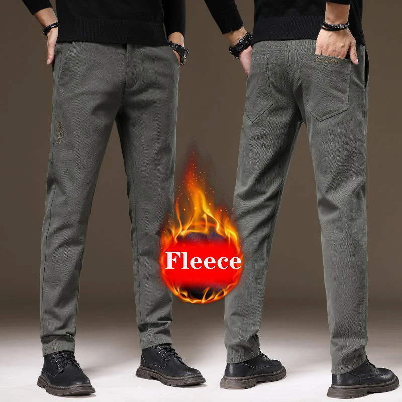 الرجال مستقيم الساق السراويل اليومية الطويلة عارضة مستقيم سليم صالح ضيق الساق السراويل أنيق الذكور دعوى العمل أزياء أسود رمادي السراويل