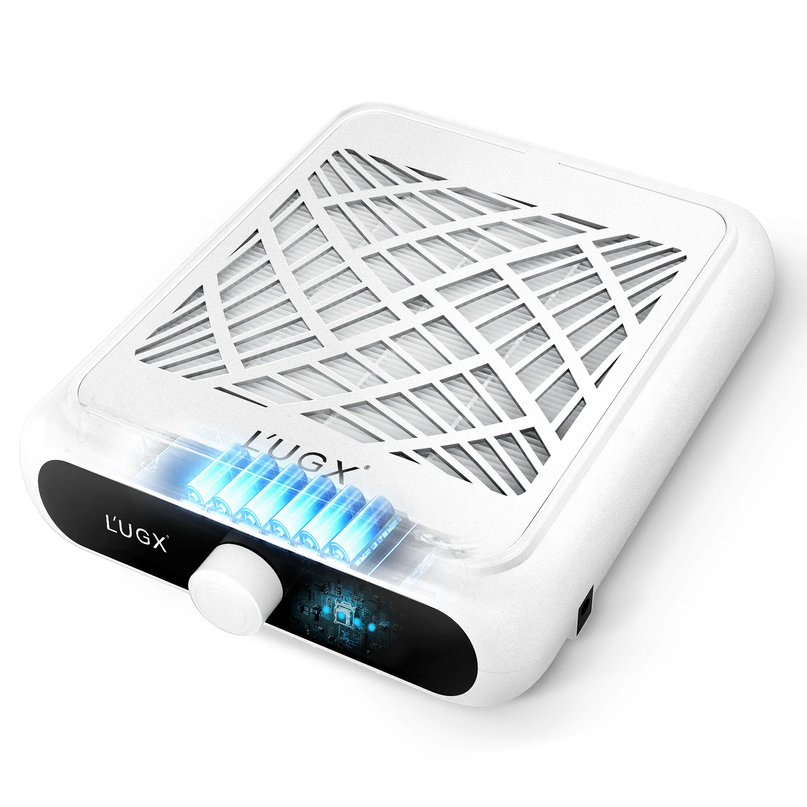 

El aspirador de uñas sin escobillas con turbina de batería tiene una fuerte potencia de succión de 48 W, un filtro móvil y veloc