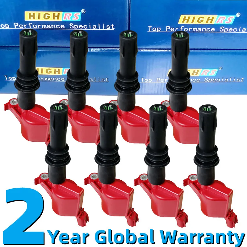 Ignition coil fit for Ford Mustang F150 F350 F250 F450 F550 Expedition 4.6L 5.4L V8 DG511 Explorer Lincoln F-150 F-250 F-350