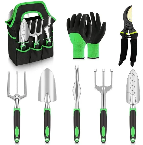 Perfect for Enhancing and Maintaining Your Garden ey with this Premium Garden Tool Set Designed to Enhance Your Outdoor Space.
