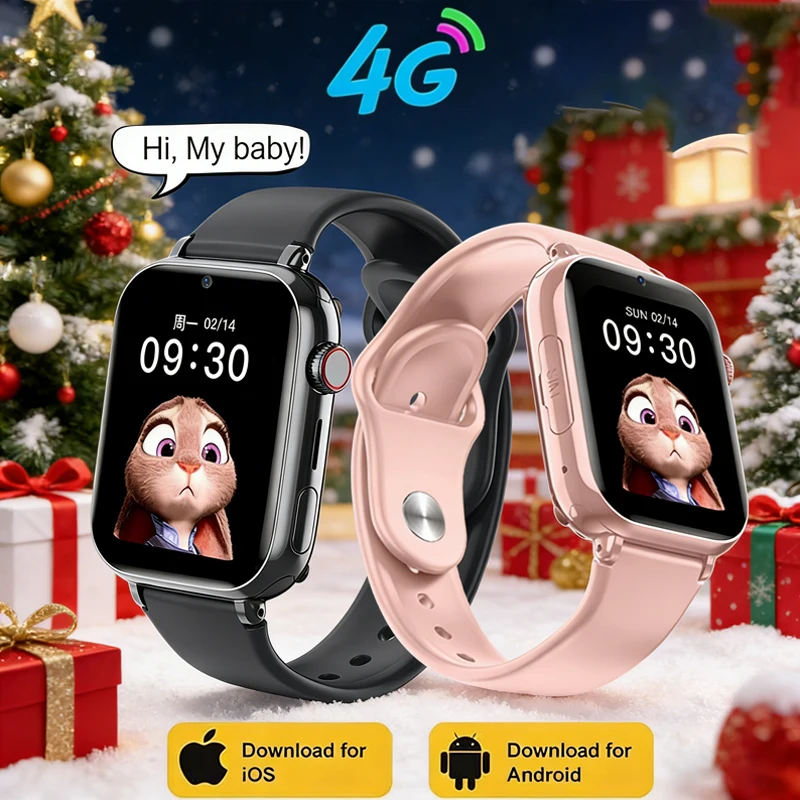 

Умные часы 4G для детей, LBS-локация, SOS, телефонный звонок, SIM-карта, камера, фото, будильник, детские электронные часы для мальчиков и девочек, подарок