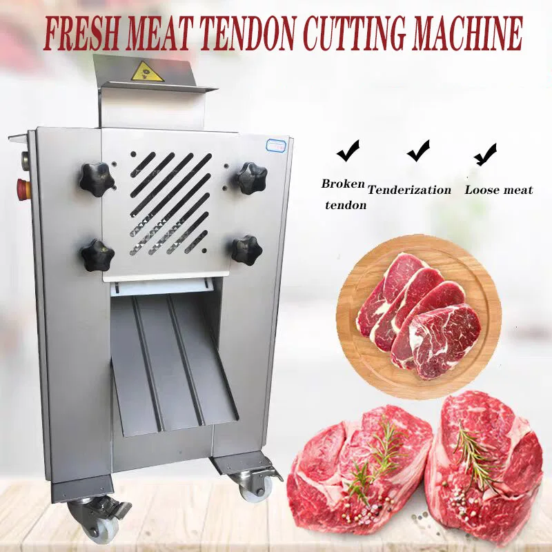 China Stainless Steel Beef Steak Tenderizer Processing Machine with Sharp Blades for Meat Processing Company