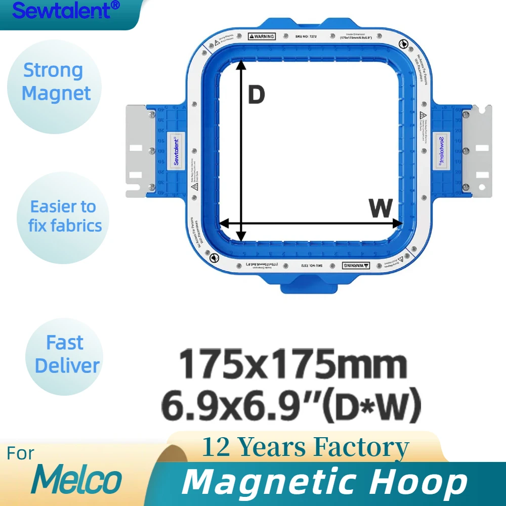 Melco Magnetic Hoop for Melco Embroidery Machine EMT16X Bravo Mighty Frames Hoop Magnetic Hoops