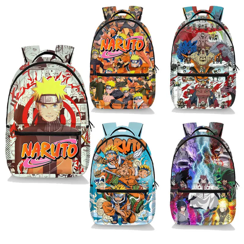 

Naruto Anime School Backpack 3D Print Big Capacity Boys Kids Bag Lightweight Laptop Backpack Students