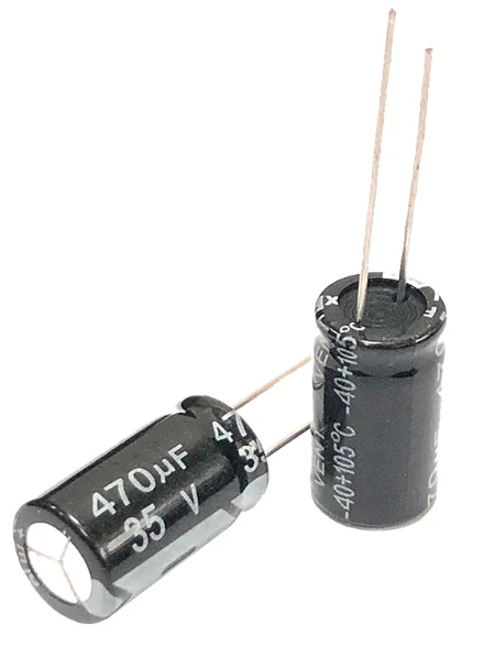 capacitor 35V 470uF electrolytic capacitor