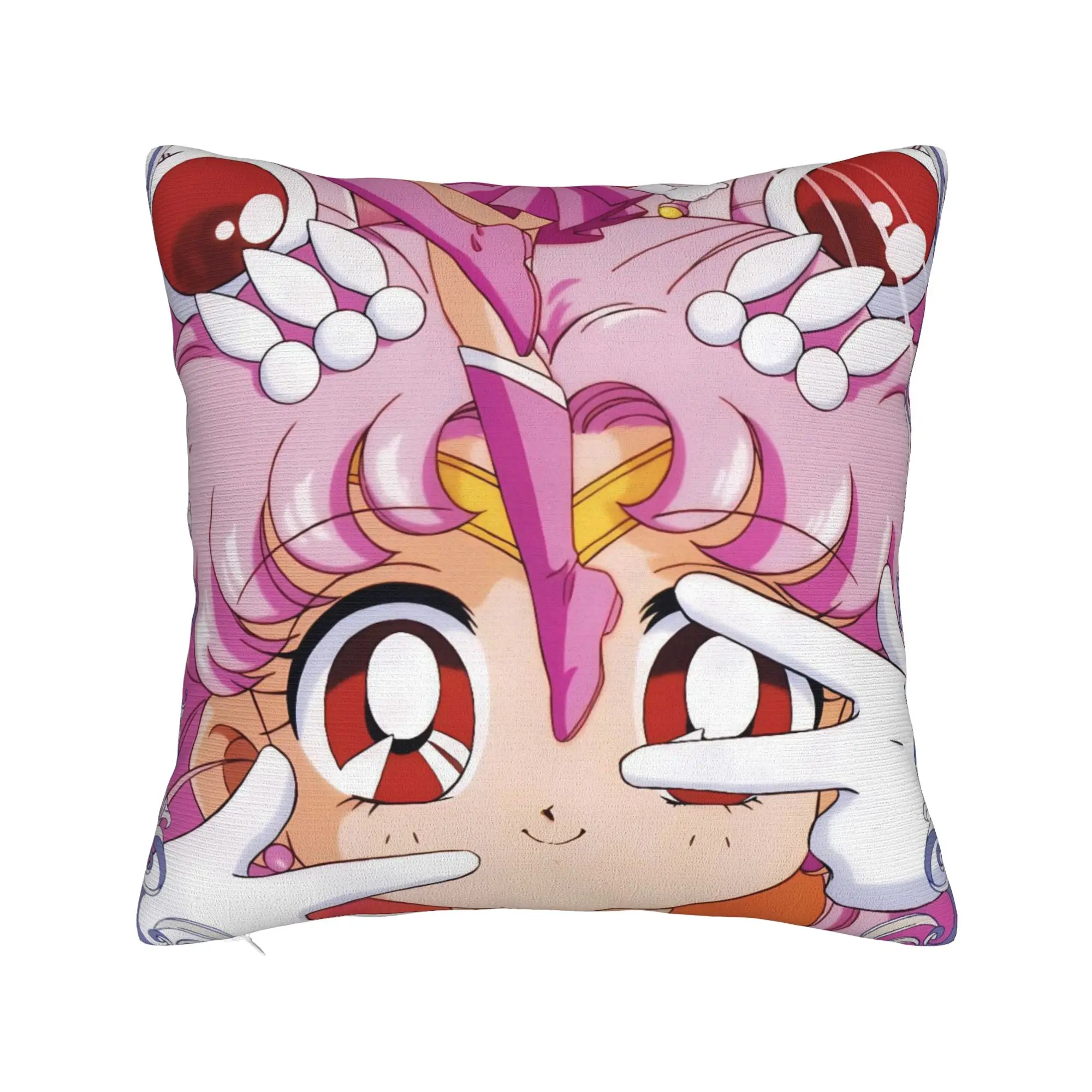 Pretty Cure Pillow Cover  Soft Cushion Cover Vintage Pillow Case For Office Car Home Decor