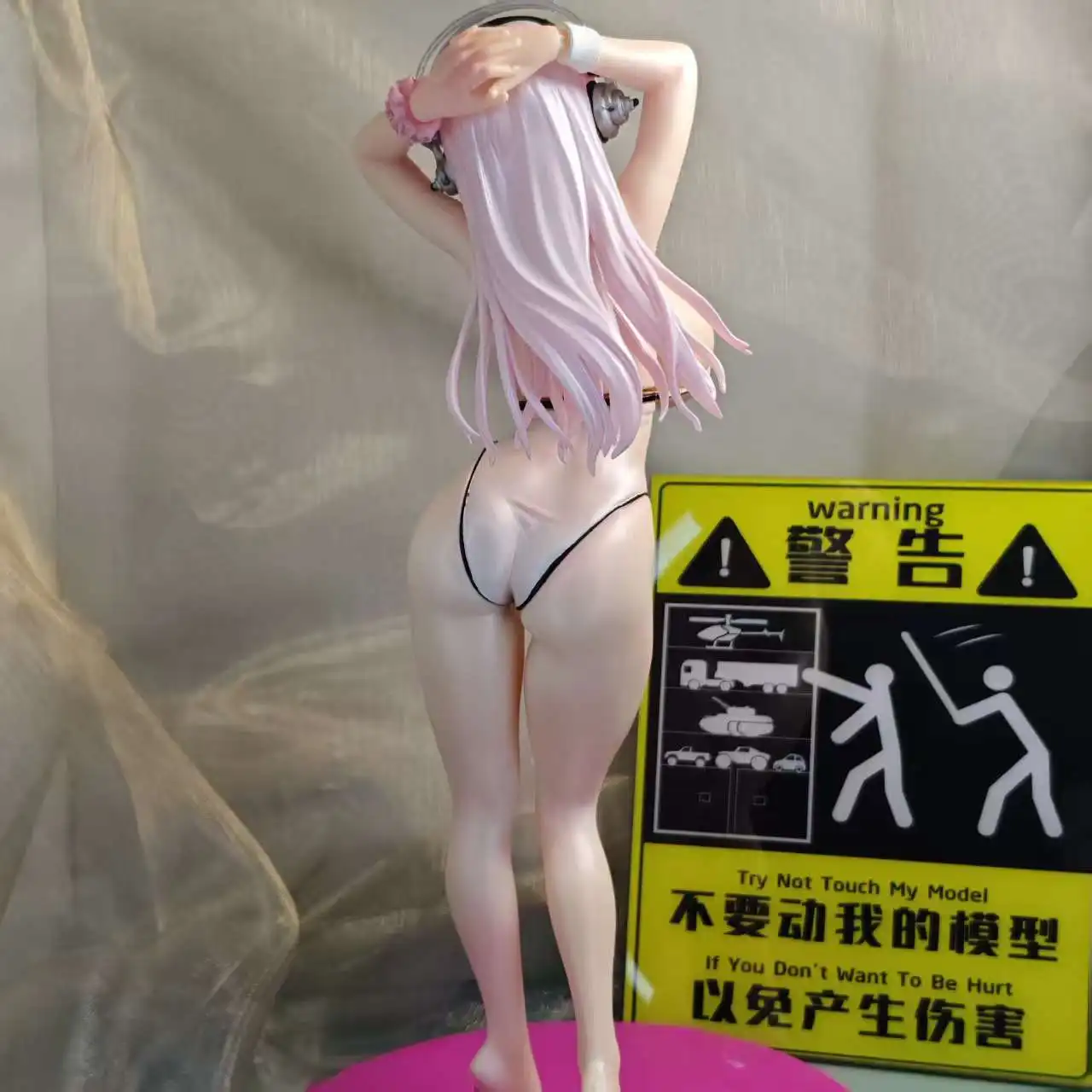 ฟิกเกอร์อนิเมะ Sonizi ชุดว่ายน้ำสาวสวย งานแฮนด์เมด ของสะสม โมเดลตกแต่ง พร้อมอุปกรณ์เสริมสำหรับแฟนคลับ