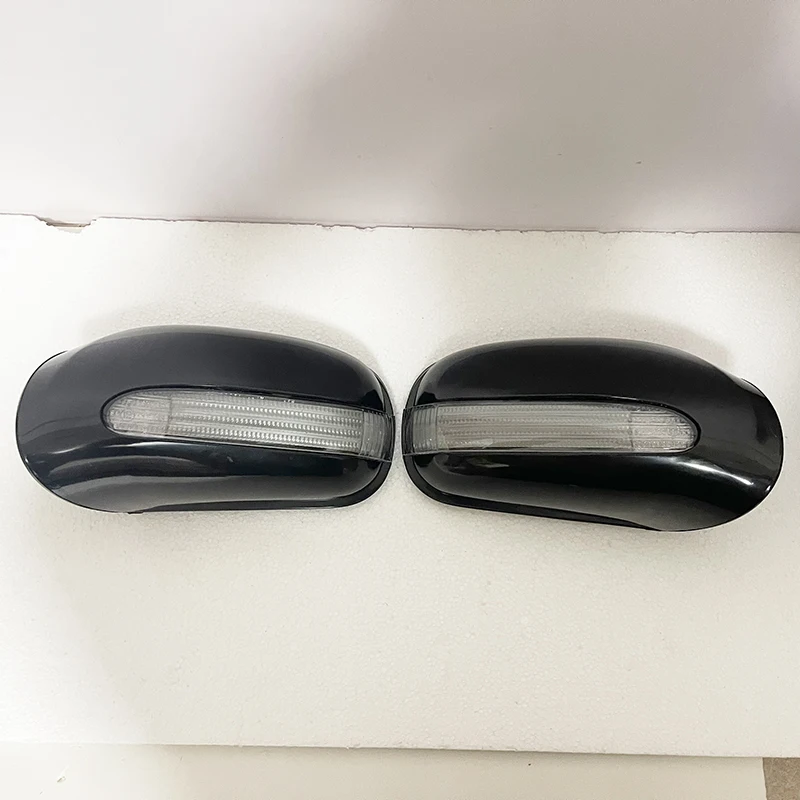 

Auto Car Front Side Mirror Housing Cover with Turn Signal Light For Mercedes-Benz S-Class W220 1998 1999 2005 Left Right (OE: 22