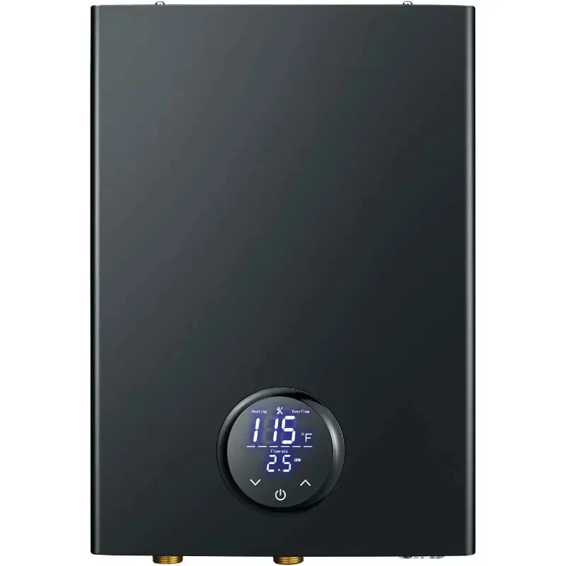 

Electric Tankless Hot Water Heater,on Demand Instant Water Heater Self-Modulation Point of Use Hot Water Heater Whole House