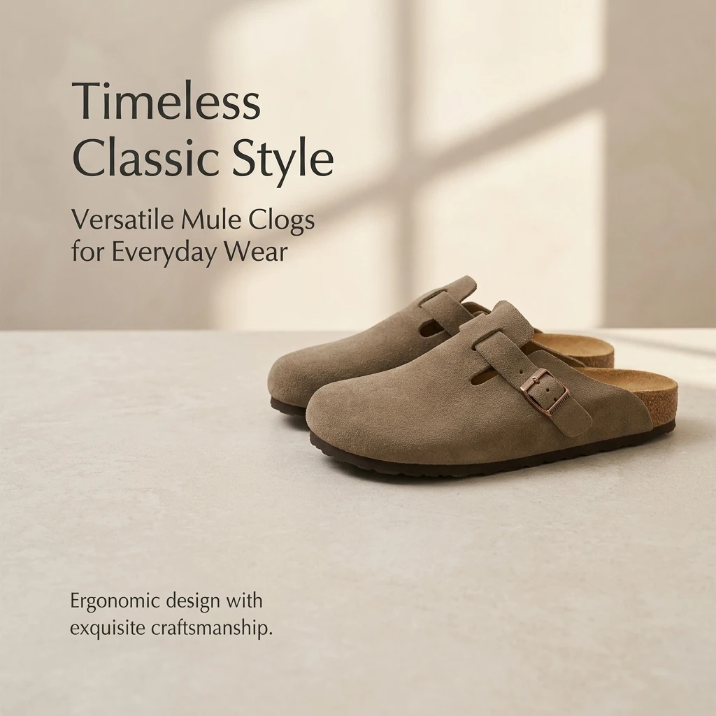 Chaussures en daim et liège pour hommes et femmes, design célèbre, sangles réglables, soutien de la 