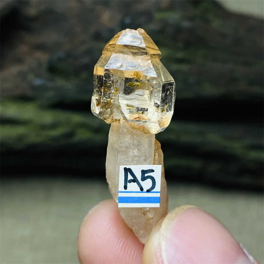 Natural crystal Herkimer diamond obelisk Point Healing Energy Chakra stone teaching mine mark home decoration