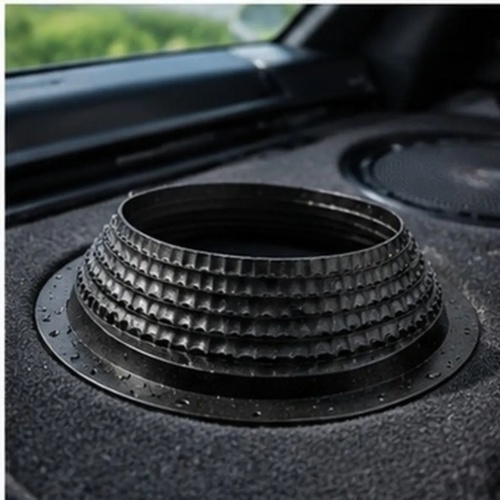 2Pcs Car Speaker Covers Waterproof Black Plastic 8 Inch Dustproof Honeycomb Grill Protective Outdoor Audio Speaker Grill Cover