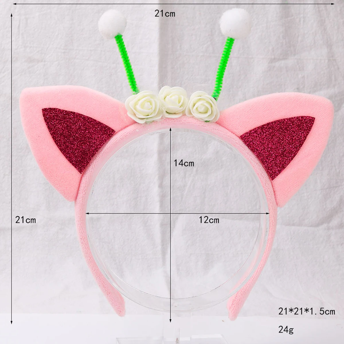 1PC Cat Headbands Furry Cartoon Animal Ears Hair Hoop Fluffy Cute Hair Accessories Party Hairbands Photo Props