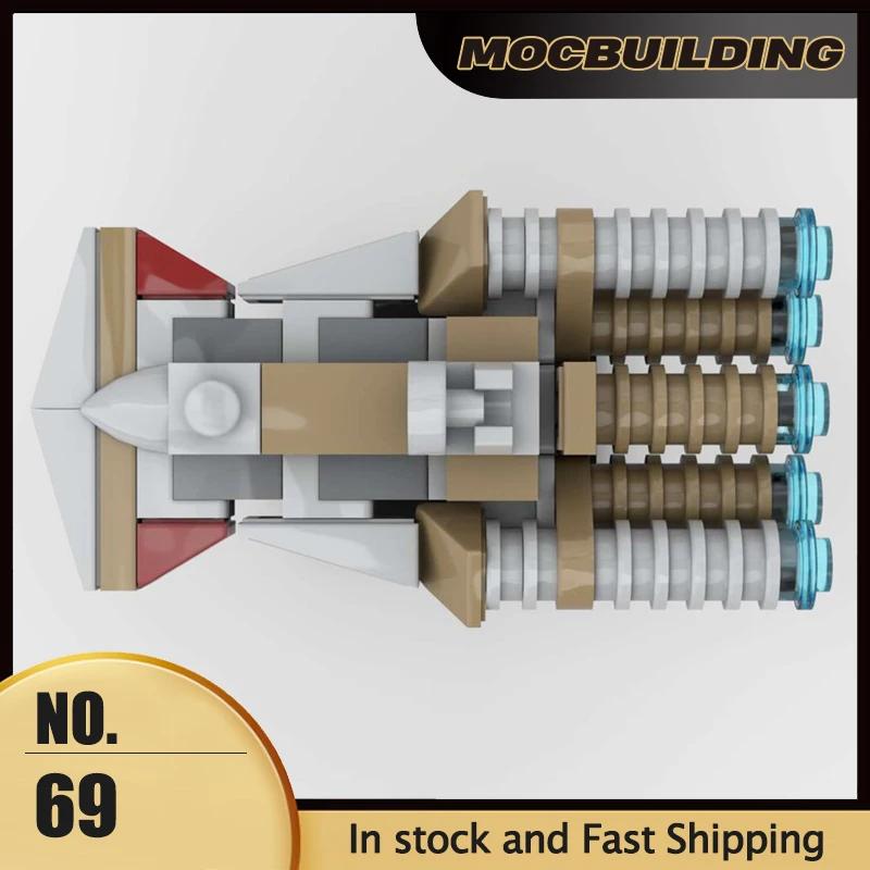 Space Movie Series Model 1:1455 Crucible Warship MOC Building Blocks DIY Assembly Bricks Creative Toys Collection Display Gifts