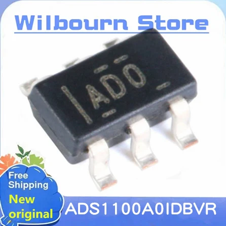 (10piece)100% New ADS1100A0IDBVR ADS1100A01DBVR ADS1100A0IDBVT ADS1100A0 ADS1100 AD0 SOT23-6 Chipset