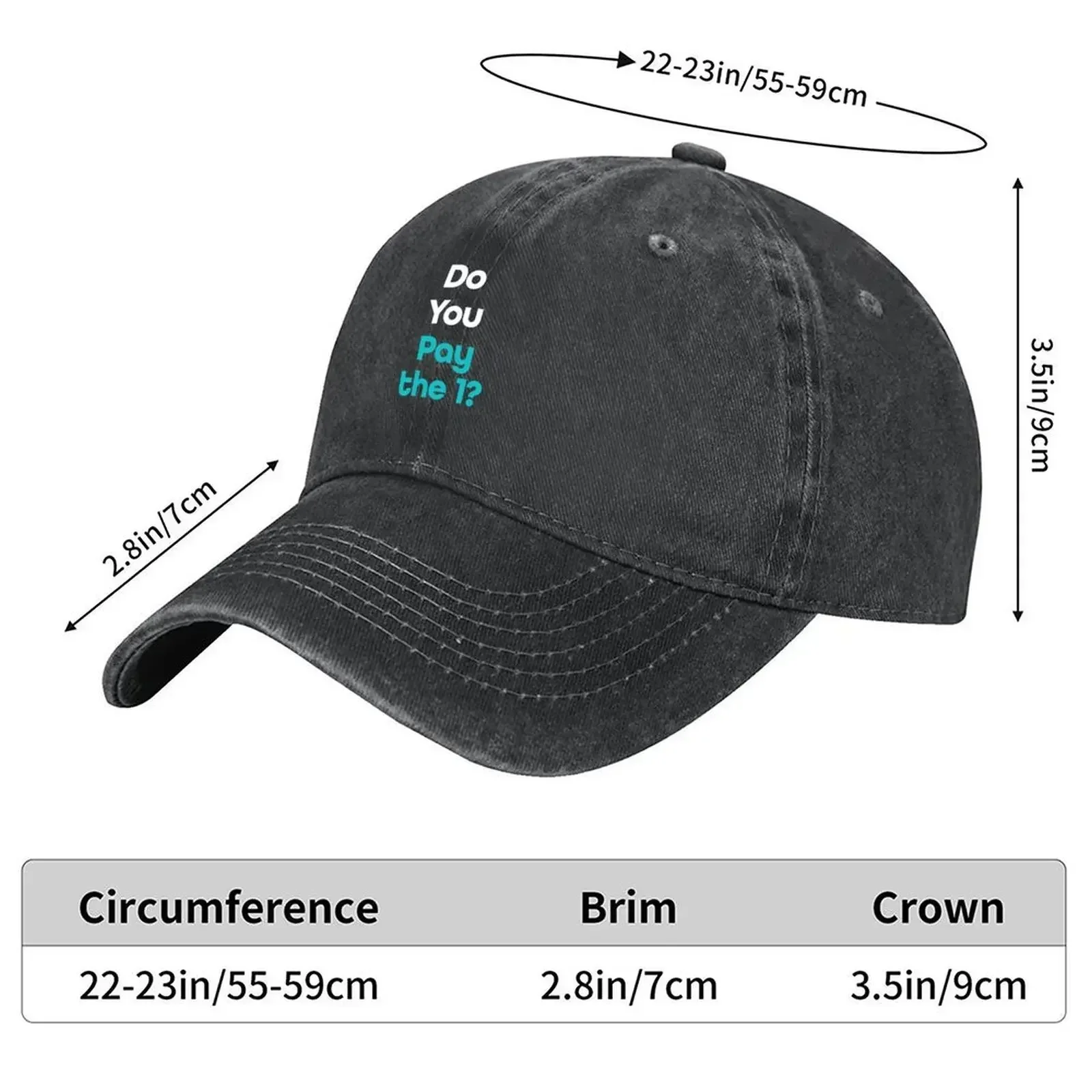 New MTG Rhystic Study Pay The 1 Baseball Cap Golf Cap Fishing Hat Fishing Cap Hat Man Luxury For Men Women's