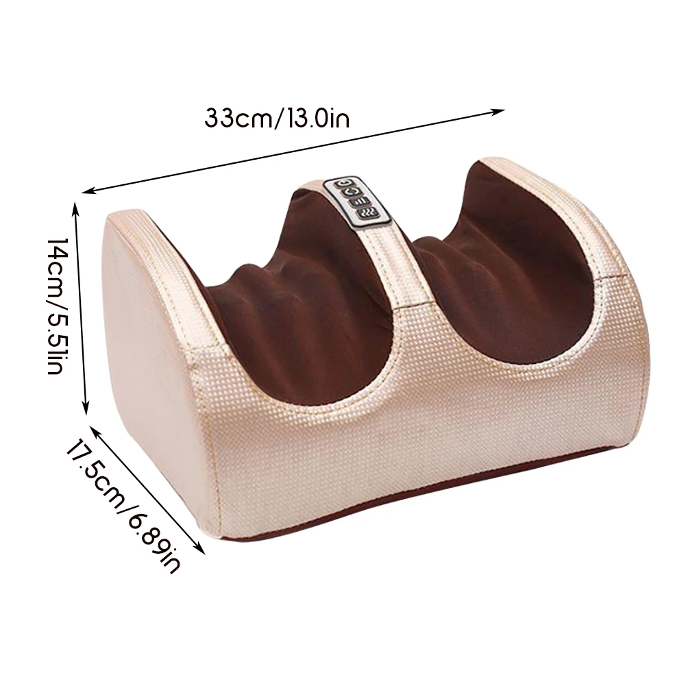 

Foot Massager Automatic Kneading Rolling High Intensity Roller Feet Sole Massage Device for Blood Circulation US Plug