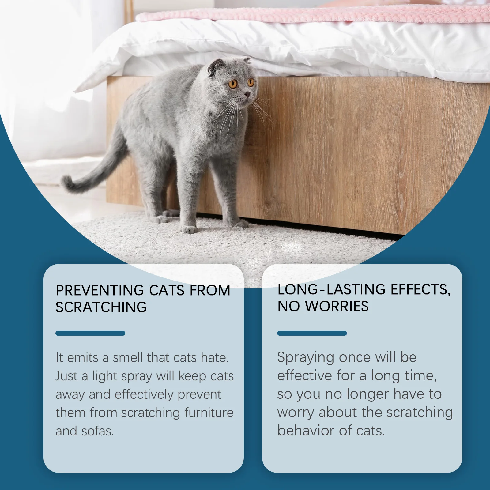 رذاذ طارد للقطط الداخلي مضاد للخدش ومضاد للمضغ السلوك مصحح طارد الحيوانات الأليفة رذاذ الردع منتج الحيوانات الأليفة 100 مللي #3