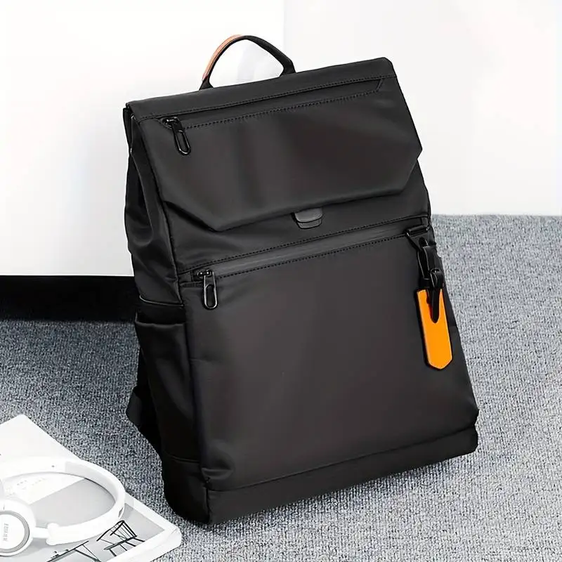 Men Backpack Oxford Cloth Waterproof 14 15.6inch Laptop Backpack With Usb Charging Port Waterproof Zipper Outdoor Travel Bag Bus