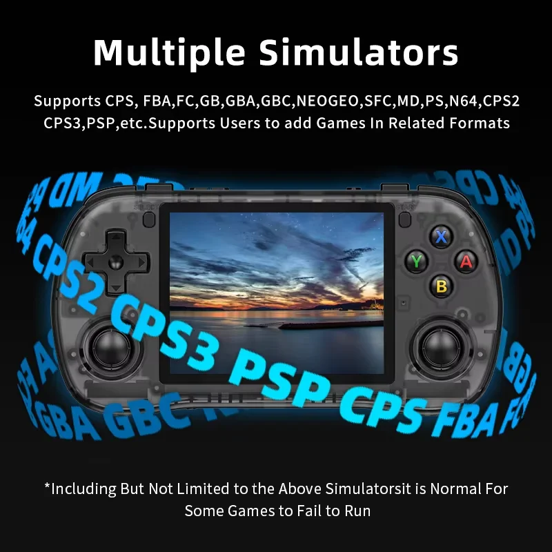 POWKIDDY X35H Retro Video Handheld Game Console 3,5 Inch 4:3 IPS Scherm POWKIDDYOS Linux Systeem Kindercadeaus 3000mAh Batterij