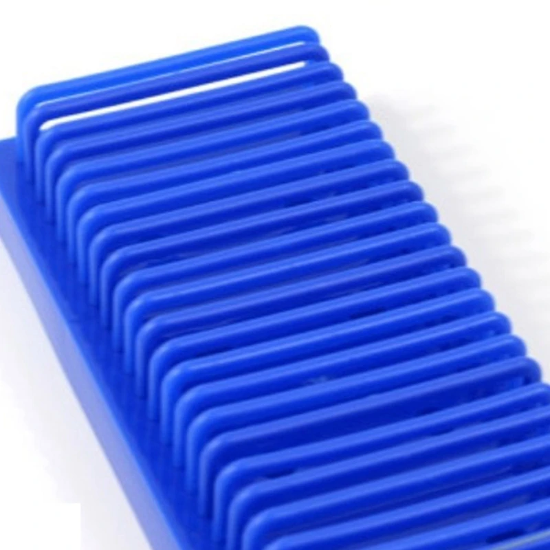 3X Rectangle Type Slide Drain Rack Electrophoresis Gel Glass Plate Drying Holder School Education Laboratory Equipment