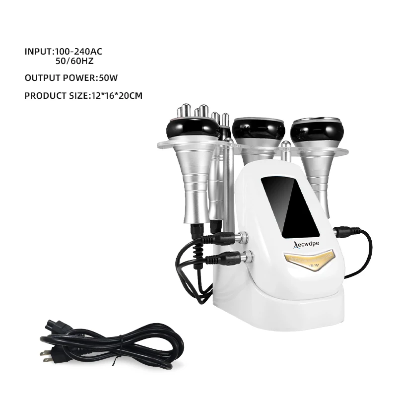 4 In1 40k Cavitation Ultrasonic Slimming Machine Body Care Vacuum Suction Anti-Wrinkle Rejuvenation Skin Lift Tighten 4