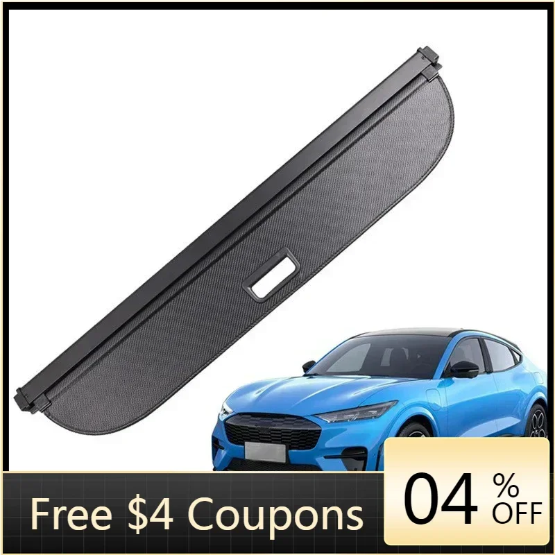 

BR View larger image Share Car Rear Boot Trunk Cargo Cover Security Shade Cover Waterproof Retra For Ford Mustang Mach-E 2021