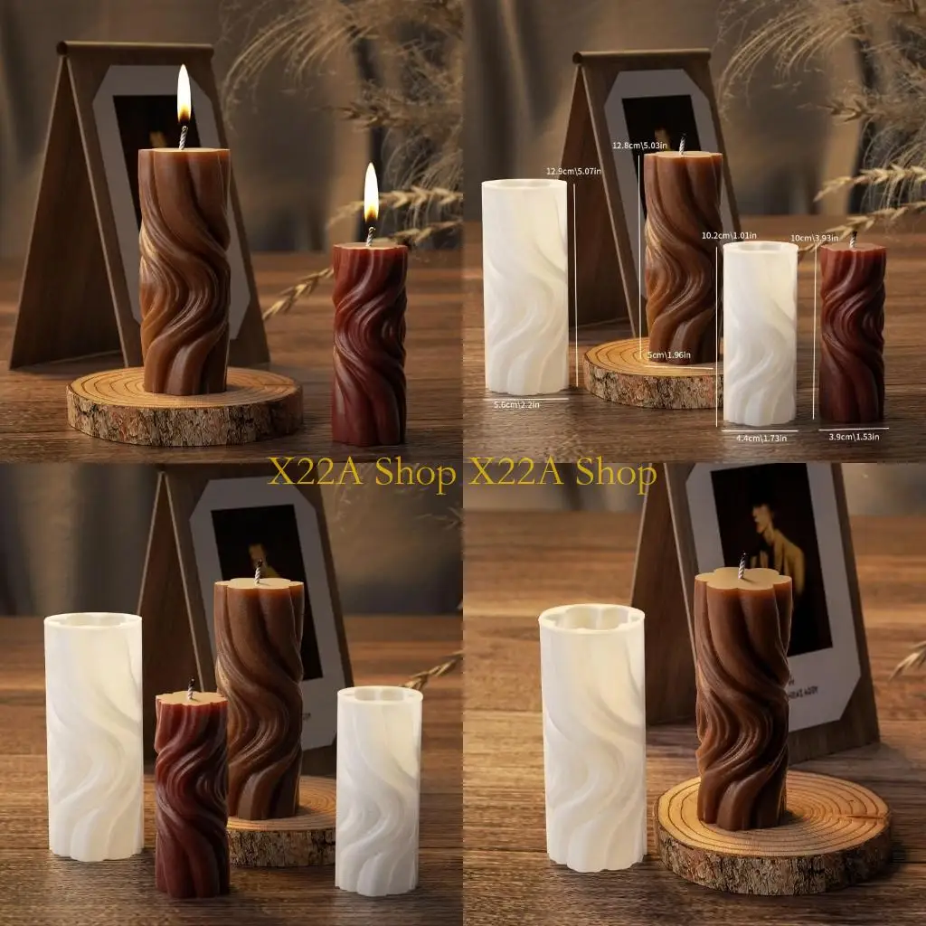 Unique Easy Release Silicone Mould Set for Ripple Shaped and Plaster Art