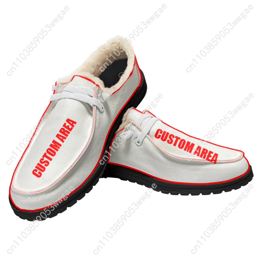 Spy×Family Velvet Flat Shoes Man Women Fashion Warm Casual Shoe Indoor Outdoor Light Shoe Couple Cartoon Customized Couple Shoes