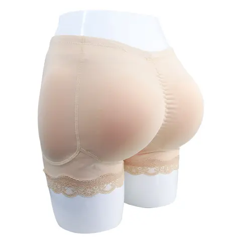 Vrouwen Boyshort Siliconen Gewatteerde Broek voor Vrouwen Hip Enhancer Shapewear Knickers Billen Tummy Controle Gewatteerde Slipje