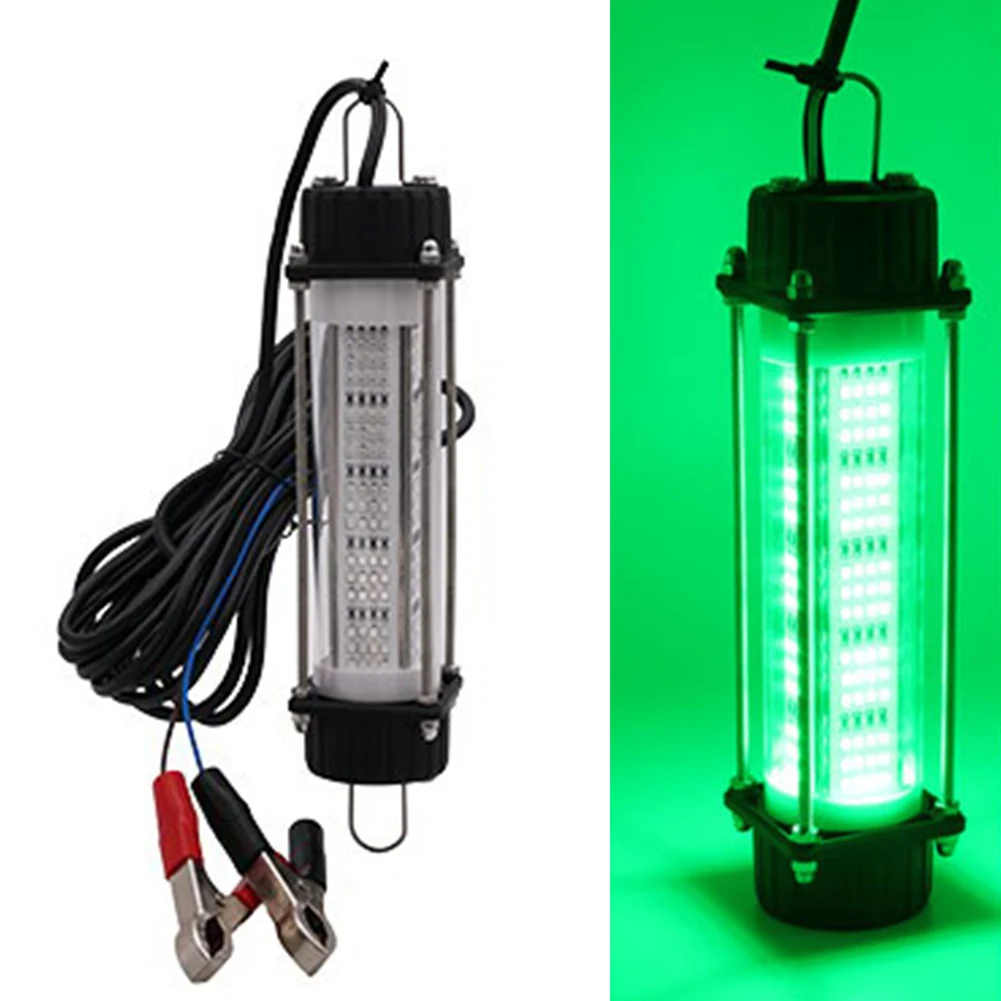 

120/180W Underwater Fishing Light DC12V 7M Effectively Attract Fish Fishing Lures Lamps Submersible Fishing Finder Fish Tackle-