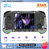 Handheld Game RX6H Console Open Source Retro 3.5 Inch IPS Screen Game Console Linux System Screen Portable Pocket Classic Gaming
