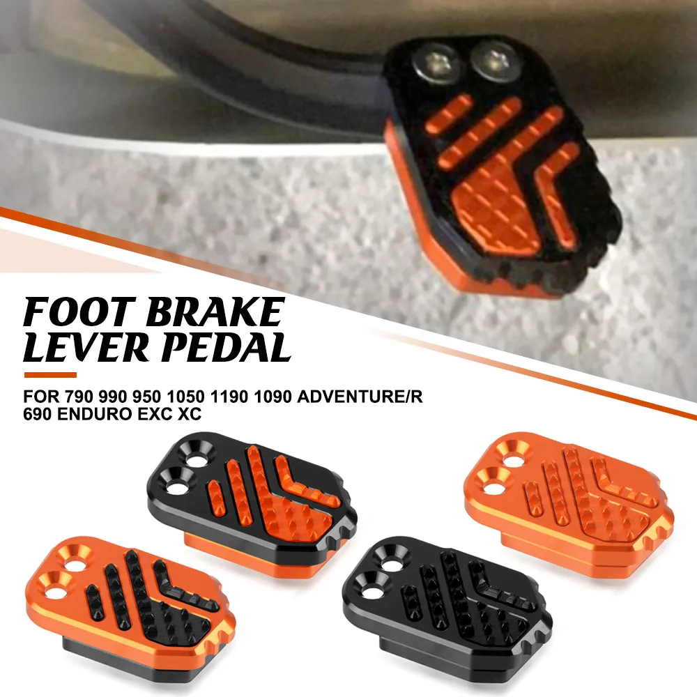 

For 790 990 950 1050 1190 1090 ADVENTURE/R 690 Enduro EXC XC Rear Foot Brake Lever Pedal Enlarge Extension Peg Pad Extender
