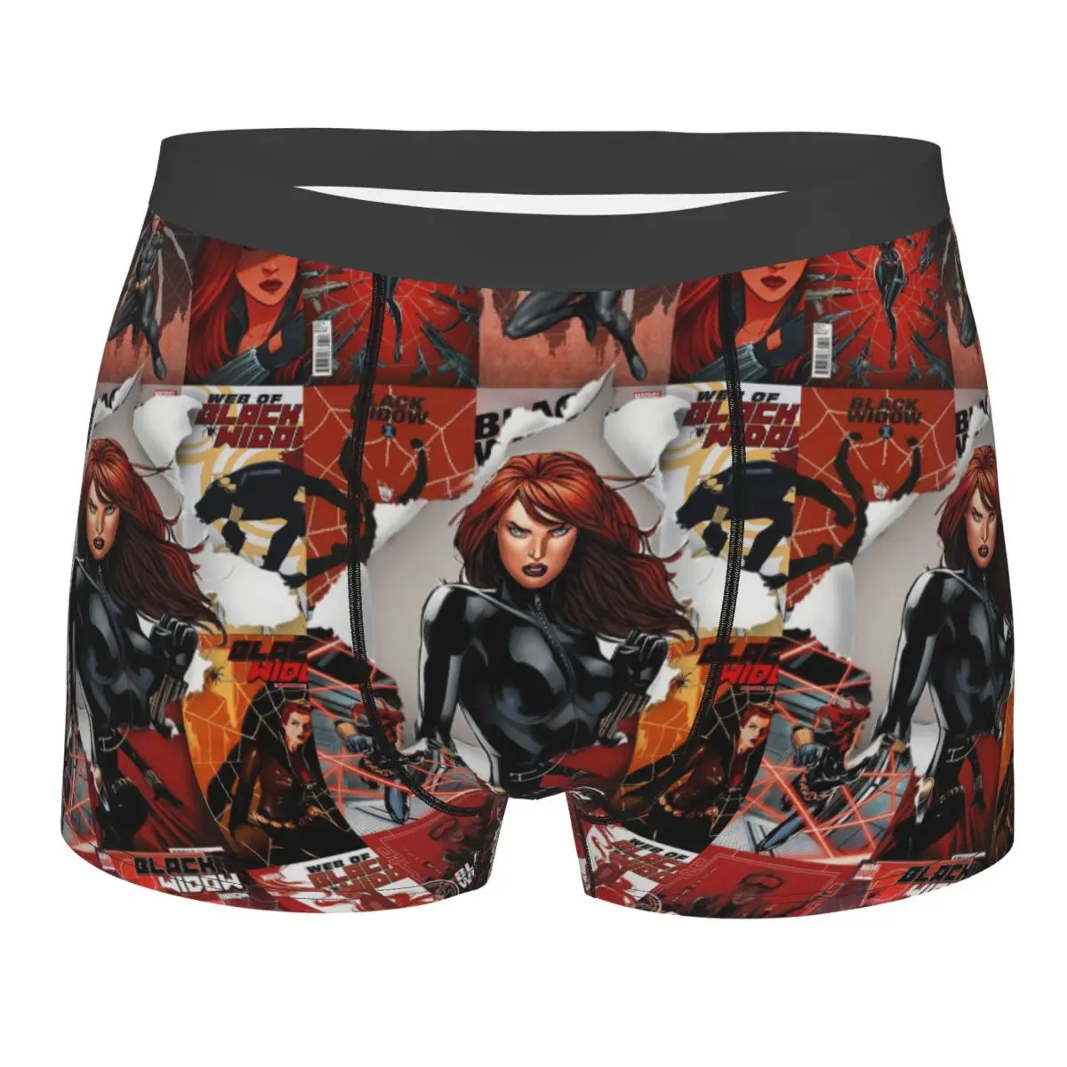

Custom Male Cool Black Widow Underwear Boxer Briefs Breathable Shorts Panties Underpants