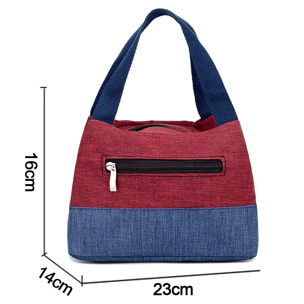 Camping Picnic Bag Lunch Bag Portable Large Capacity Travel Tote Carry Bento Box Food Drink Storage Women\'s Casual Handbag