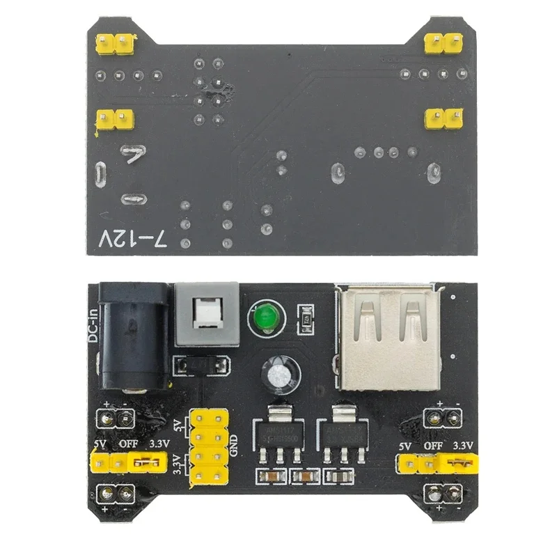 Breadboard Power Supply Module 3.3V 5V MB-102 Solderless Bread Board DIY Dedicated Power Module