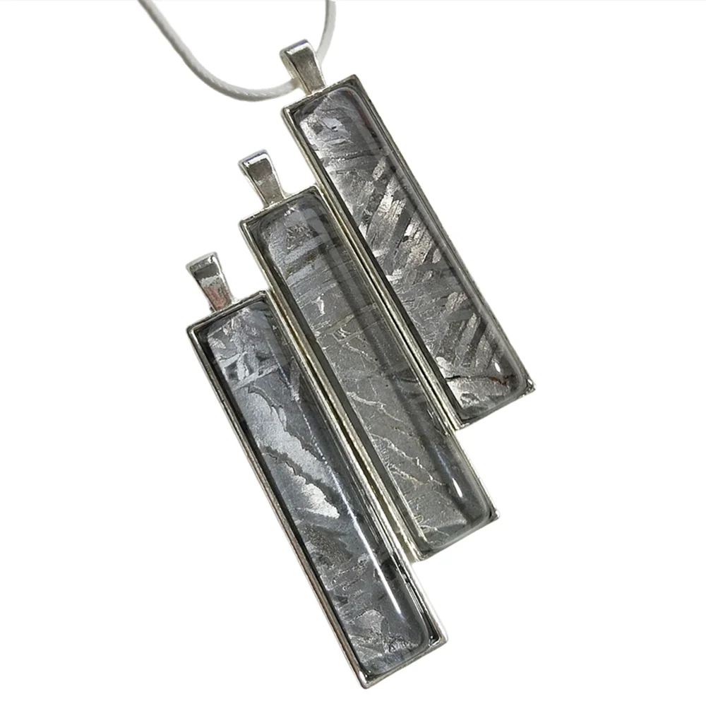 

Muonionalusta железный метеорит ожерелье изысканный железный метеорит кулон ювелирное изделие подарок для мужчин и женщин