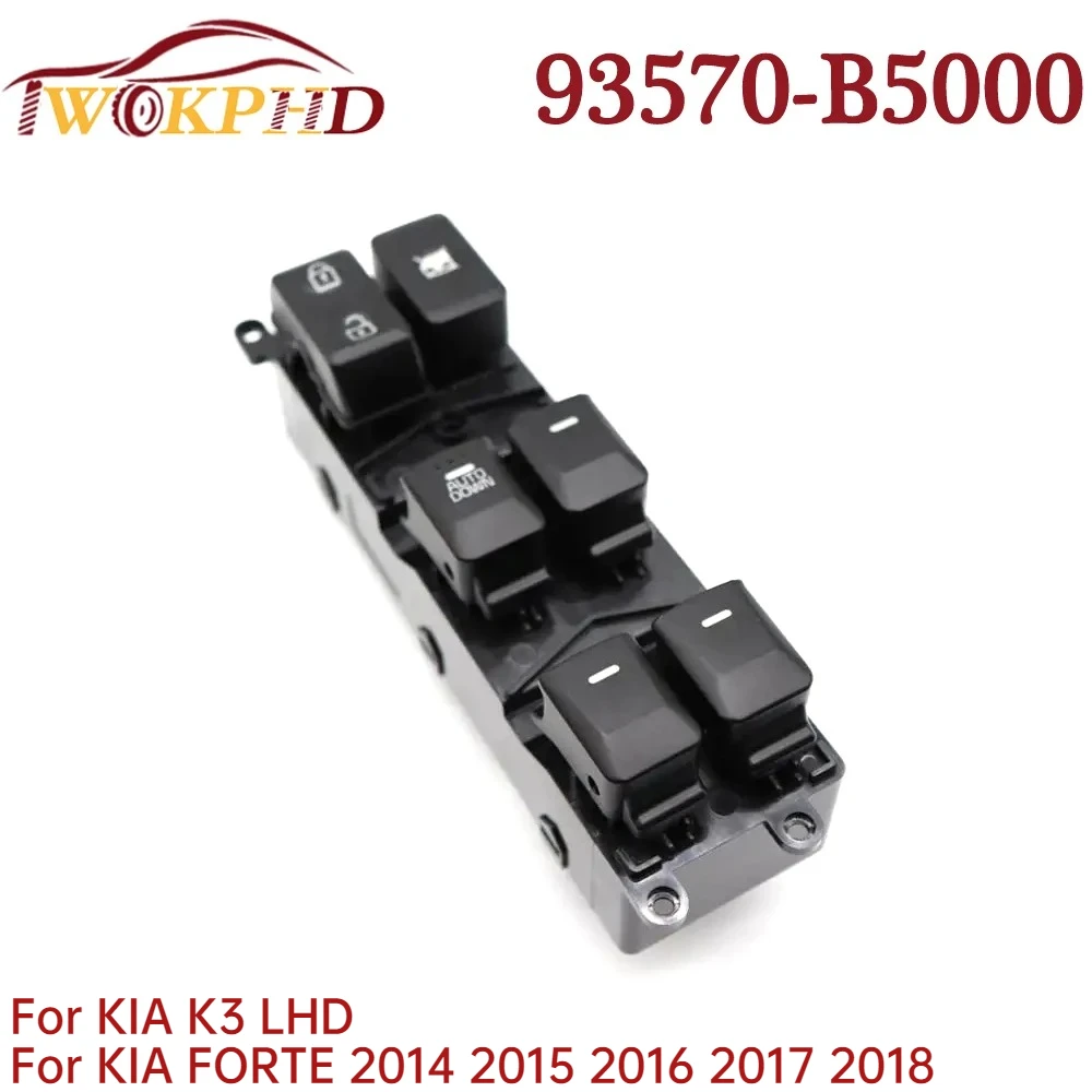 

93570-B5000 новый 1X автомобильный электрический стеклоподъемник главный переключатель управления для Kia FORTE Cerato K3 2014 2015 2016 2017 2018