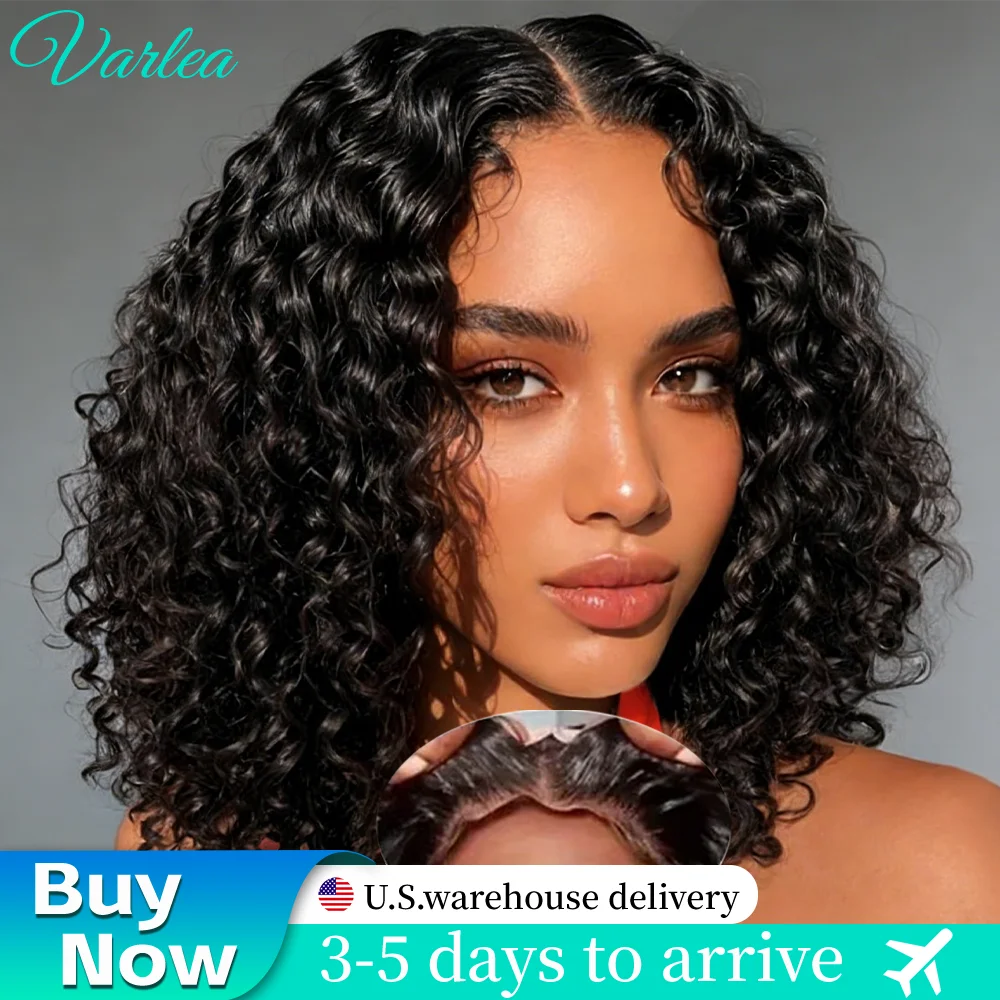 

Глубокая волна 4x4 5x5 Бесклеевые парики Человеческие волосы Бразильские вьющиеся волны воды Натуральный цвет Предварительно выщипанные волосы Предварительно вырезанные Готовые к ношению