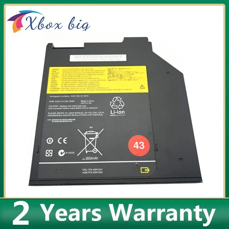 10.8V 32Wh 45N1040 45N1041 Laptop Battery For Lenovo THINKPAD T400 T400S T500 R400 R500 W500 T420S T410S T430S