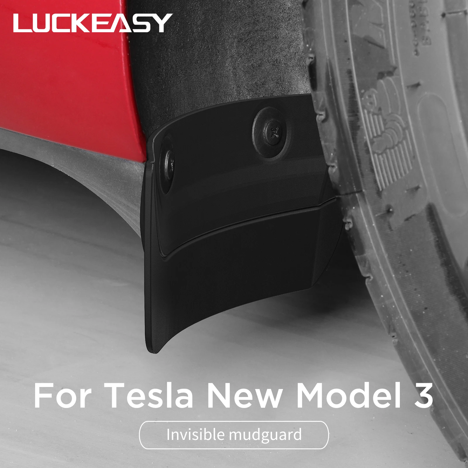 

For Tesla Model 3 Highland Mud Flaps Invisible Front And Rear Wheel Fenders 2024 Car Modification Accessories Mudguards 6pcs/set