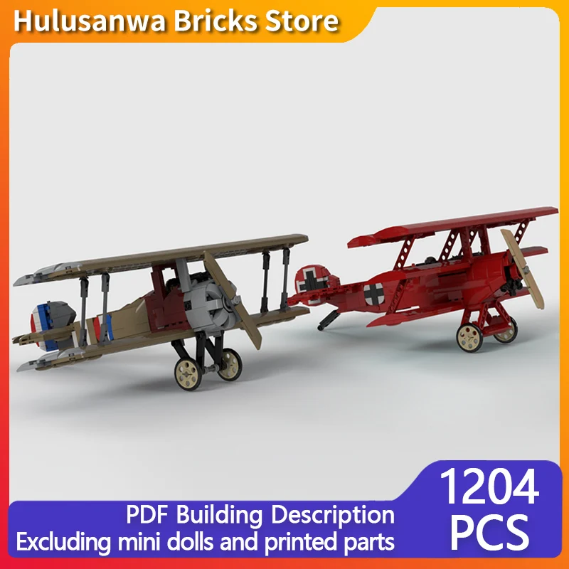 

DR.1 и F1 Верблюд WW1 Военные форсунки Модель MOC Строительные кирпичи Военное оборудование Модульные технологии Подарки Детские игрушки Костюм