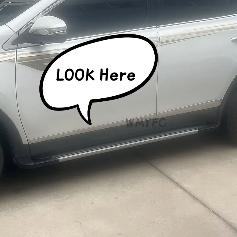 ステンレス鋼ボディサイドドアモールディングトリムトヨタ-rav4-2014-2015-2016-2017-2018