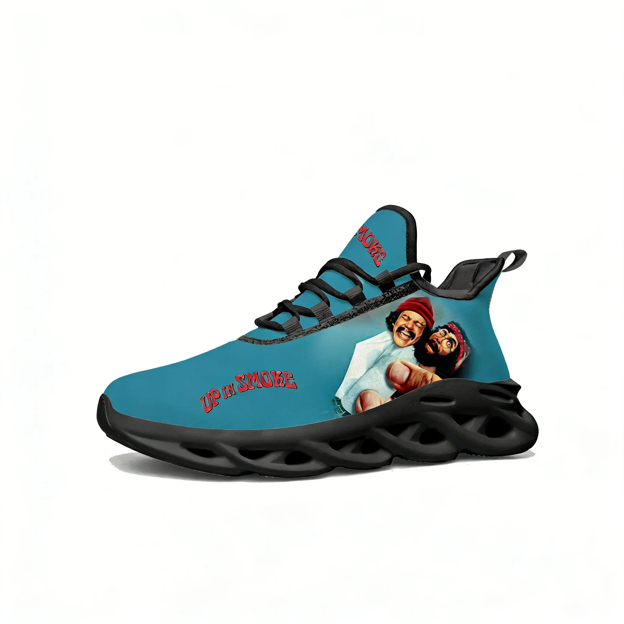 Up in Smoke Lace Mesh Shoes Flat Sneaker Mens Womens Sports Shoe High Quality Personalized Sports Sneakers Custom Made Footwe